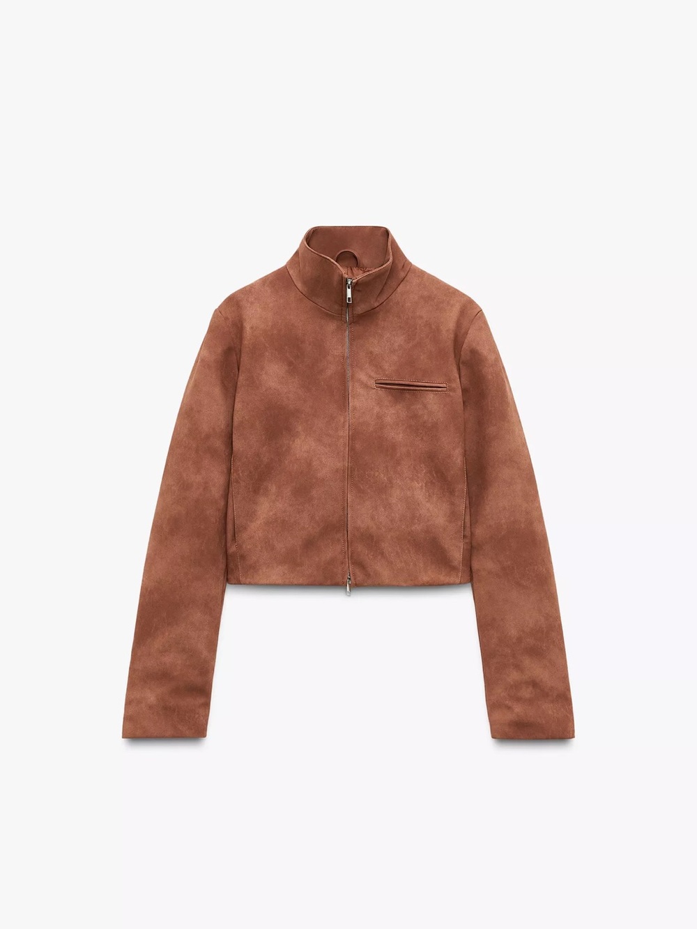 Zara Faux Suede Jacket - Picture 1 of 4
